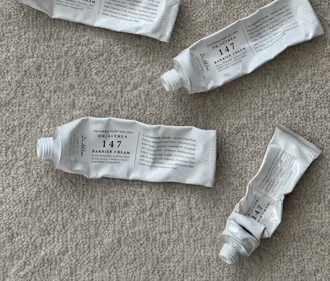 Yes, I bought this many. The 147 is the full size tube, and I keep one in my (Dr.Althea 147 Barrier Cream, Aerely Chacón)
