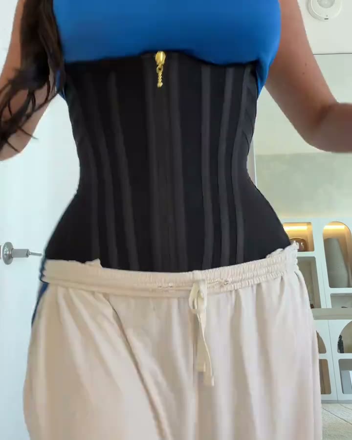 The boning is what holds the shape. You can (SHAPSHE Waist Trainer for Women Tummy Control Faja Body Shaper, Aerely Chacón)