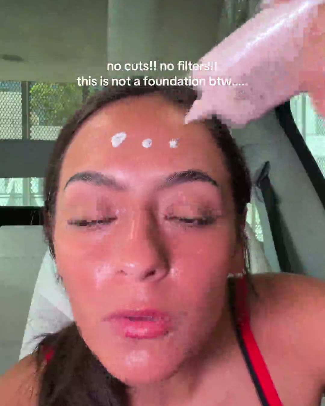 Straight out of the bottle it is white. This is the part that makes (tarte CC Color-Correcting Tinted Serum, Aerely Chacón)