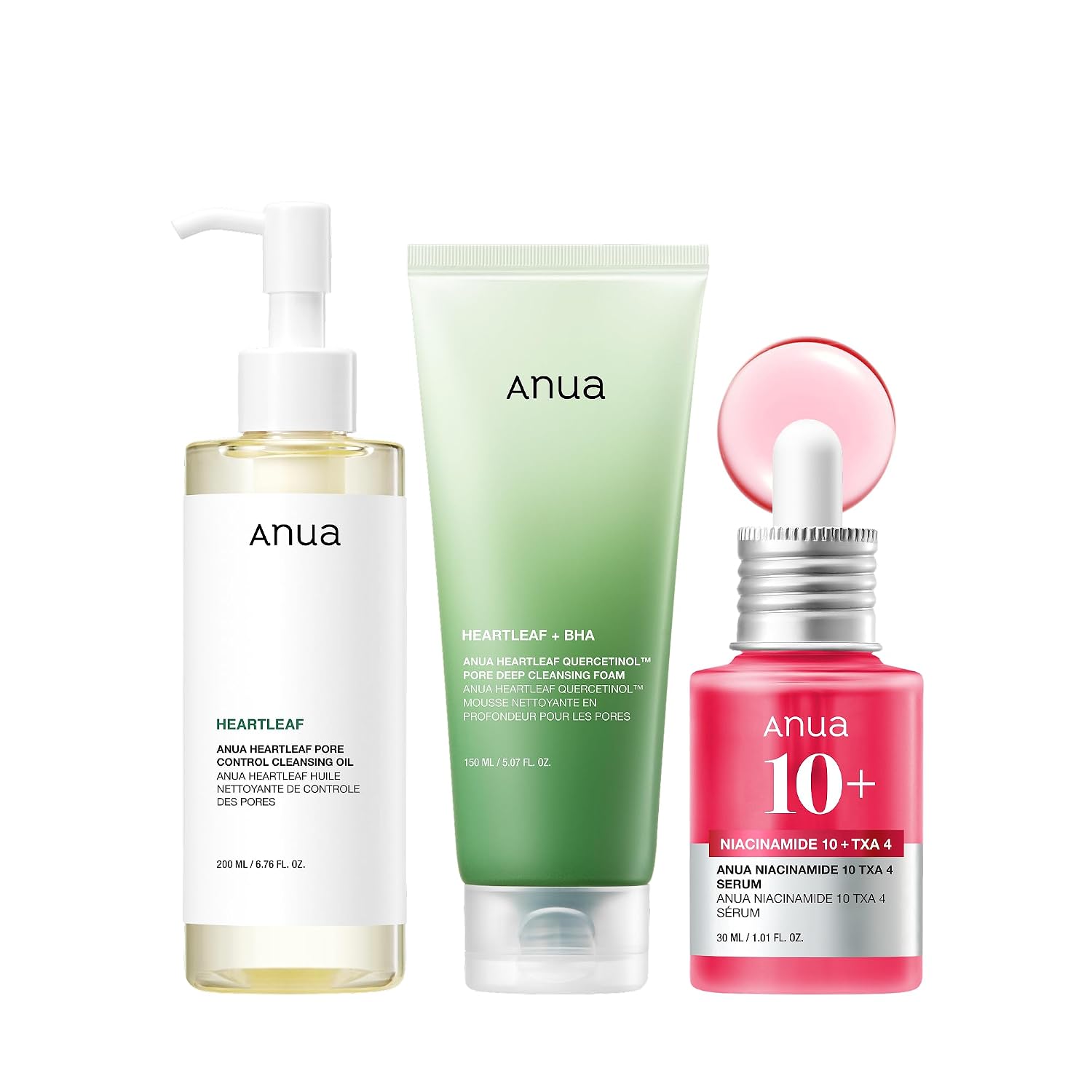 Anua 3-Step Glass Skin Set