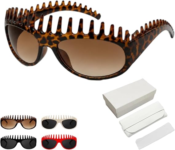 Generic 2 in 1 Foldable Sunglasses Headband, Tortoiseshell